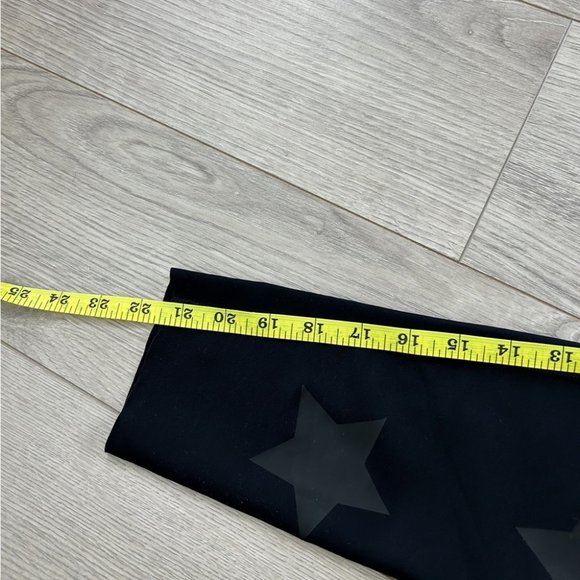Ultracor Knockout Black Star Print Crop Leggings - Picture 12 of 12